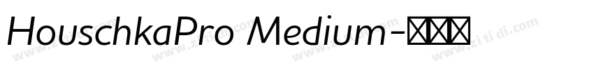 HouschkaPro Medium字体转换 HouschkaPro Medium字体转换